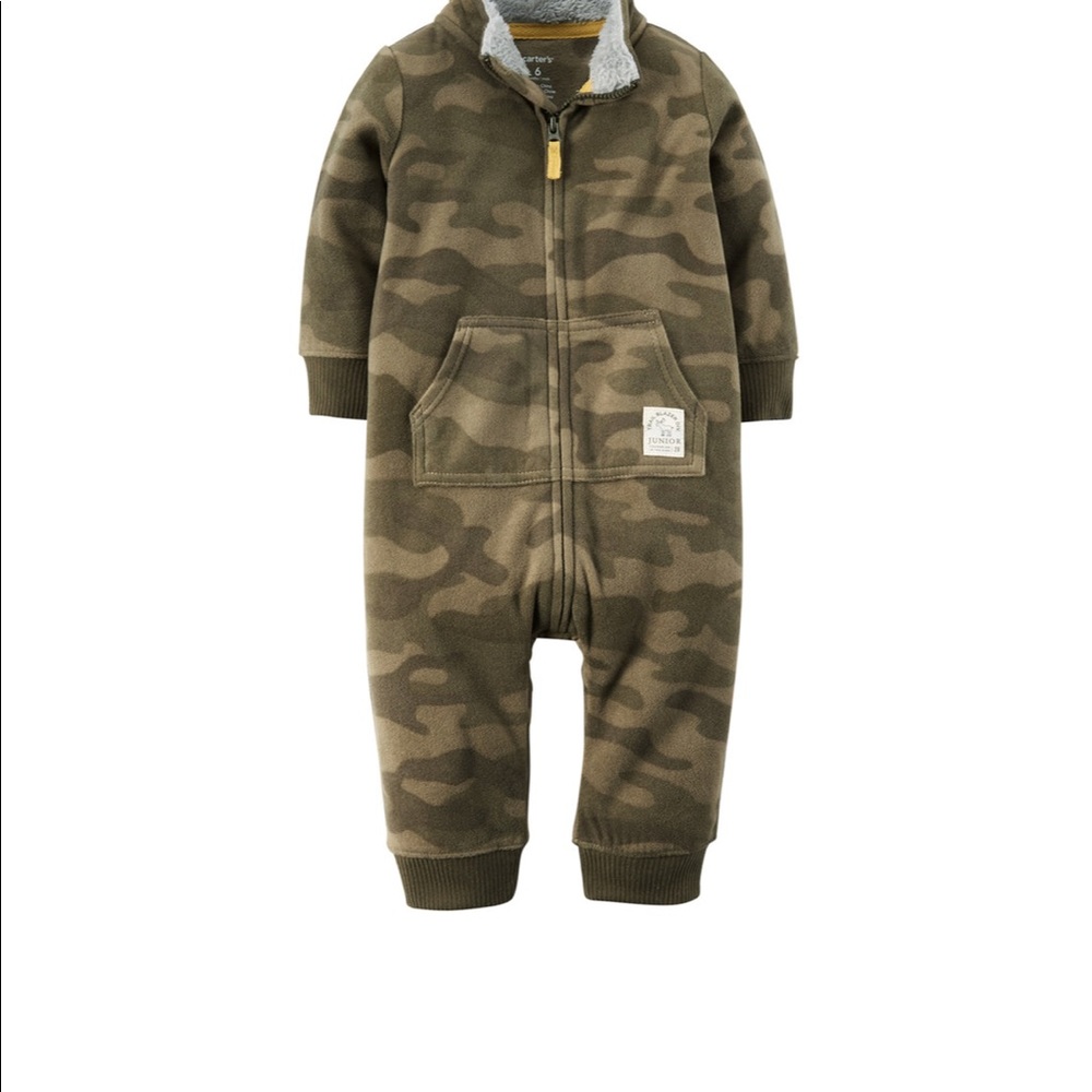 Carters Baby Boy Camouflage Fleece Overall